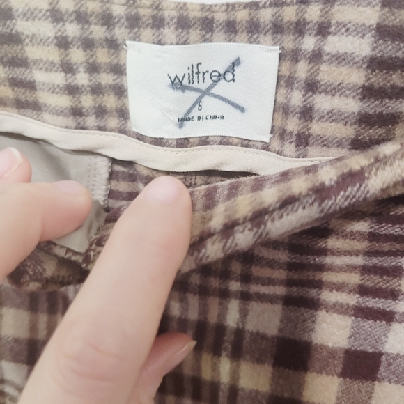 Wilfred Chambery cashmere wool plaid trouser - Picture 6 of 10